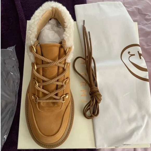 NEW M.gemi Alpine Due Shearling ankle boot, 36/6. GD1024 - Picture 1 of 8